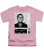 Steve Mcqueen Mug Shot Vertical - Kids T-Shirt
