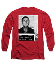 Steve Mcqueen Mug Shot Vertical - Long Sleeve T-Shirt