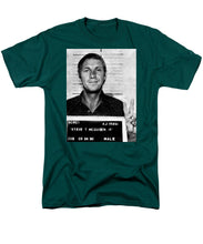 Steve Mcqueen Mug Shot Vertical - Men's T-Shirt  (Regular Fit)