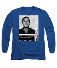 Steve Mcqueen Mug Shot Vertical - Long Sleeve T-Shirt