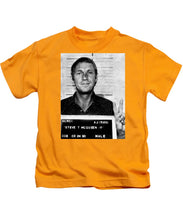 Steve Mcqueen Mug Shot Vertical - Kids T-Shirt