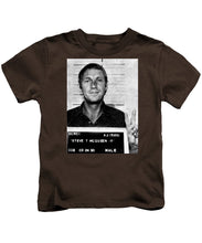 Steve Mcqueen Mug Shot Vertical - Kids T-Shirt