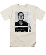 Steve Mcqueen Mug Shot Vertical - Men's T-Shirt  (Regular Fit)
