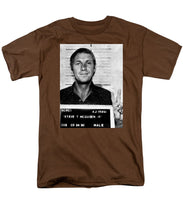 Steve Mcqueen Mug Shot Vertical - Men's T-Shirt  (Regular Fit)