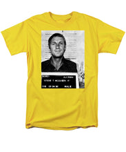 Steve Mcqueen Mug Shot Vertical - Men's T-Shirt  (Regular Fit)