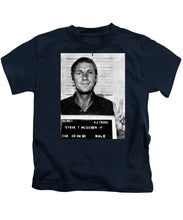 Steve Mcqueen Mug Shot Vertical - Kids T-Shirt