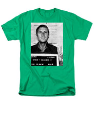 Steve Mcqueen Mug Shot Vertical - Men's T-Shirt  (Regular Fit)