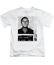 Steve Mcqueen Mug Shot Vertical - Kids T-Shirt