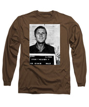 Steve Mcqueen Mug Shot Vertical - Long Sleeve T-Shirt