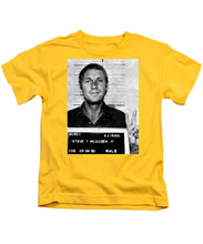 Steve Mcqueen Mug Shot Vertical - Kids T-Shirt