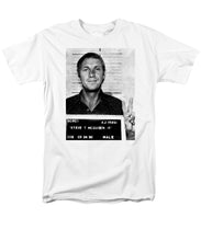 Steve Mcqueen Mug Shot Vertical - Men's T-Shirt  (Regular Fit)