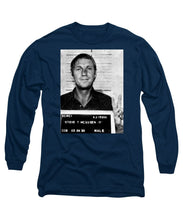 Steve Mcqueen Mug Shot Vertical - Long Sleeve T-Shirt