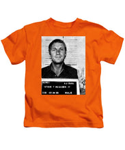 Steve Mcqueen Mug Shot Vertical - Kids T-Shirt