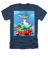 Super Terrific Freakin Awesome - Heathers T-Shirt Heathers T-Shirt Pixels Navy Small 