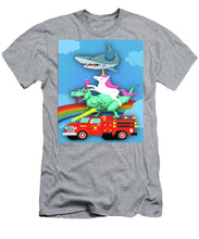 Super Terrific Freakin Awesome - Men's T-Shirt (Athletic Fit) Men's T-Shirt (Athletic Fit) Pixels Heather Small 