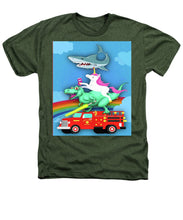 Super Terrific Freakin Awesome - Heathers T-Shirt Heathers T-Shirt Pixels Military Green Small 