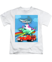 Super Terrific Freakin Awesome - Kids T-Shirt Kids T-Shirt Pixels White Small 