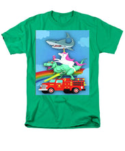 Super Terrific Freakin Awesome - Men's T-Shirt  (Regular Fit) Men's T-Shirt (Regular Fit) Pixels Kelly Green Small 
