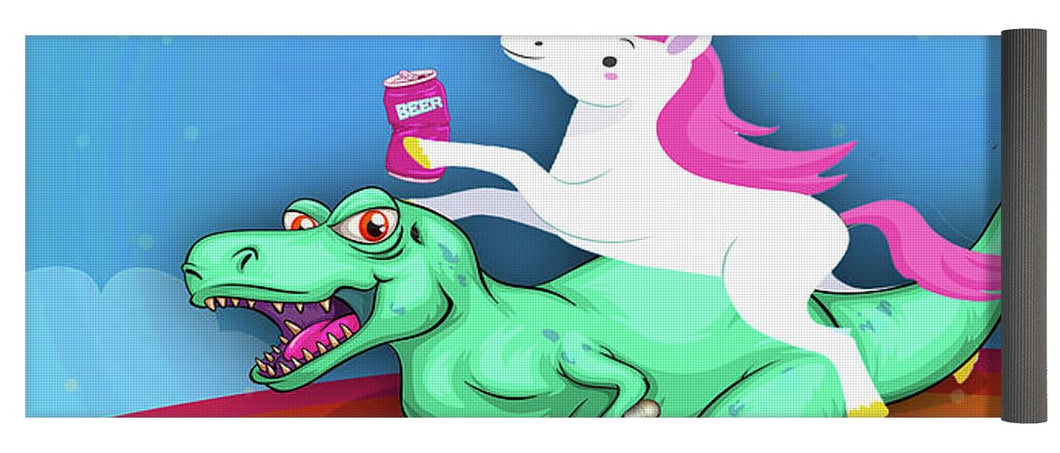 Super Terrific Freakin Awesome - Yoga Mat Yoga Mat Pixels 24