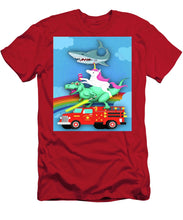 Super Terrific Freakin Awesome - Men's T-Shirt (Athletic Fit) Men's T-Shirt (Athletic Fit) Pixels Red Small 