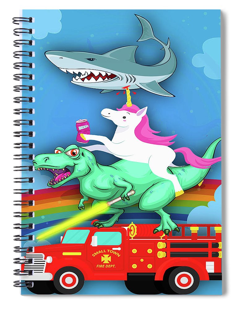 Super Terrific Freakin Awesome - Spiral Notebook Spiral Notebook Pixels 6