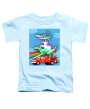 Super Terrific Freakin Awesome - Toddler T-Shirt Toddler T-Shirt Pixels Light Blue Small 