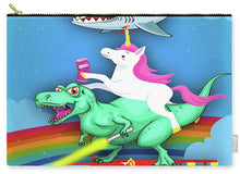 Super Terrific Freakin Awesome - Carry-All Pouch Carry-All Pouch Pixels Large (12.5" x 8.5")  