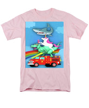 Super Terrific Freakin Awesome - Men's T-Shirt  (Regular Fit) Men's T-Shirt (Regular Fit) Pixels Pink Small 