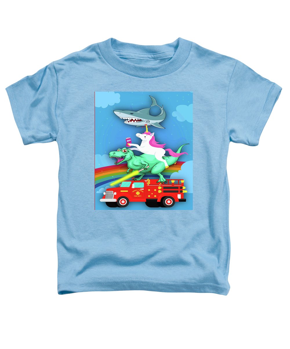 Super Terrific Freakin Awesome - Toddler T-Shirt Toddler T-Shirt Pixels Carolina Blue Small 