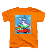 Super Terrific Freakin Awesome - Toddler T-Shirt Toddler T-Shirt Pixels Orange Small 
