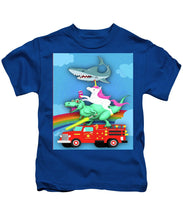 Super Terrific Freakin Awesome - Kids T-Shirt Kids T-Shirt Pixels Royal Small 