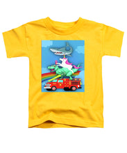Super Terrific Freakin Awesome - Toddler T-Shirt Toddler T-Shirt Pixels Yellow Small 