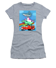 Super Terrific Freakin Awesome - Women's T-Shirt (Athletic Fit) Women's T-Shirt (Athletic Fit) Pixels Heather Small 