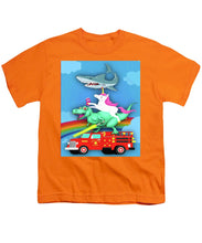 Super Terrific Freakin Awesome - Youth T-Shirt Youth T-Shirt Pixels Orange Small 