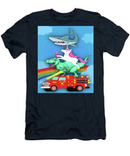 Super Terrific Freakin Awesome - Men's T-Shirt (Athletic Fit) Men's T-Shirt (Athletic Fit) Pixels Navy Small 