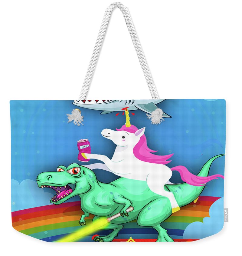 Super Terrific Freakin Awesome - Weekender Tote Bag Weekender Tote Bag Pixels 24