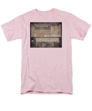 Tableau Periodiques Periodic Table Of The Elements Vintage Chart Sepia - Men's T-Shirt  (Regular Fit)