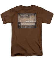 Tableau Periodiques Periodic Table Of The Elements Vintage Chart Sepia - Men's T-Shirt  (Regular Fit)