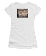 Tableau Periodiques Periodic Table Of The Elements Vintage Chart Sepia - Women's T-Shirt (Athletic Fit)