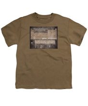 Tableau Periodiques Periodic Table Of The Elements Vintage Chart Sepia - Youth T-Shirt