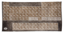 Tableau Periodiques Periodic Table Of The Elements Vintage Chart Sepia - Bath Towel