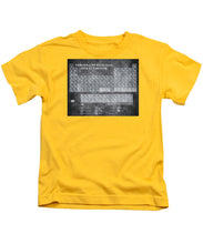 Tableau Periodiques Periodic Table Of The Elements Vintage Chart Silver - Kids T-Shirt