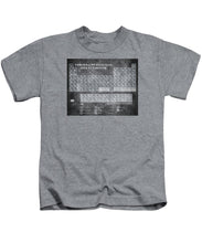 Tableau Periodiques Periodic Table Of The Elements Vintage Chart Silver - Kids T-Shirt