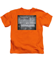 Tableau Periodiques Periodic Table Of The Elements Vintage Chart Silver - Kids T-Shirt