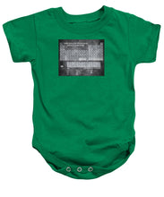 Tableau Periodiques Periodic Table Of The Elements Vintage Chart Silver - Baby Onesie