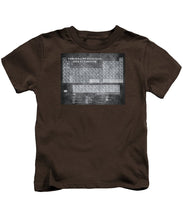 Tableau Periodiques Periodic Table Of The Elements Vintage Chart Silver - Kids T-Shirt