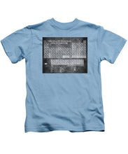 Tableau Periodiques Periodic Table Of The Elements Vintage Chart Silver - Kids T-Shirt