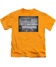 Tableau Periodiques Periodic Table Of The Elements Vintage Chart Silver - Kids T-Shirt