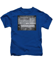 Tableau Periodiques Periodic Table Of The Elements Vintage Chart Silver - Kids T-Shirt