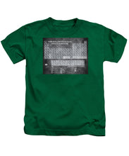 Tableau Periodiques Periodic Table Of The Elements Vintage Chart Silver - Kids T-Shirt